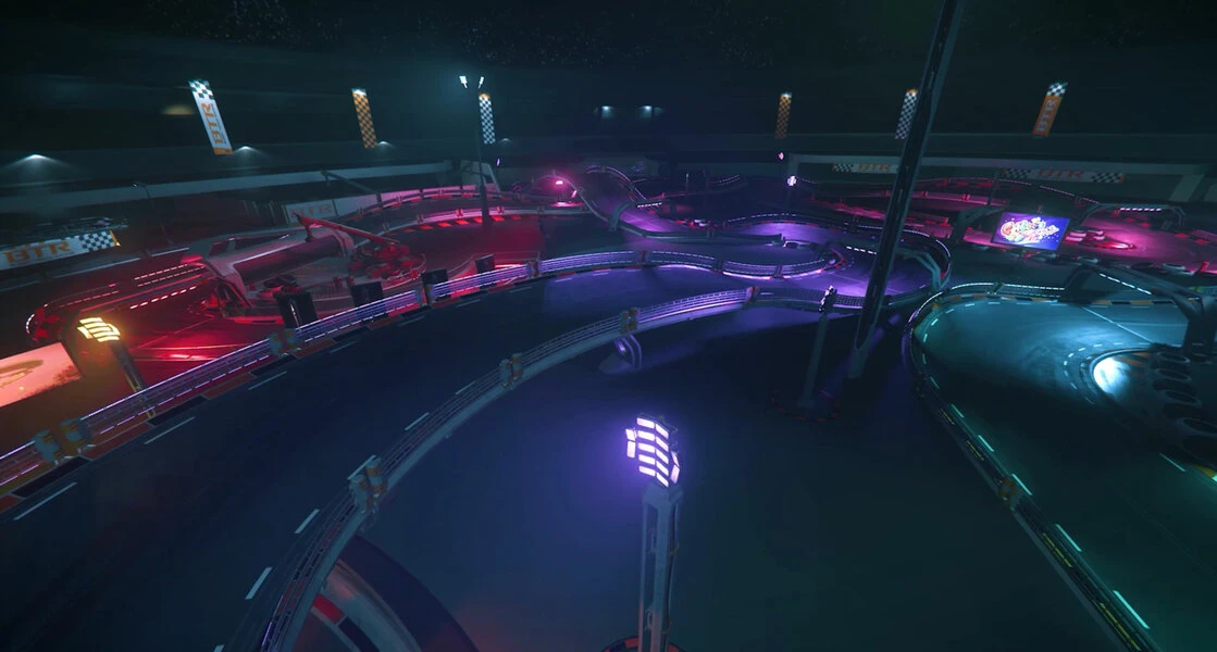 Image for article: Star Citizen Live Gamedev: Designing the Ultimate Star Kart Racing Track