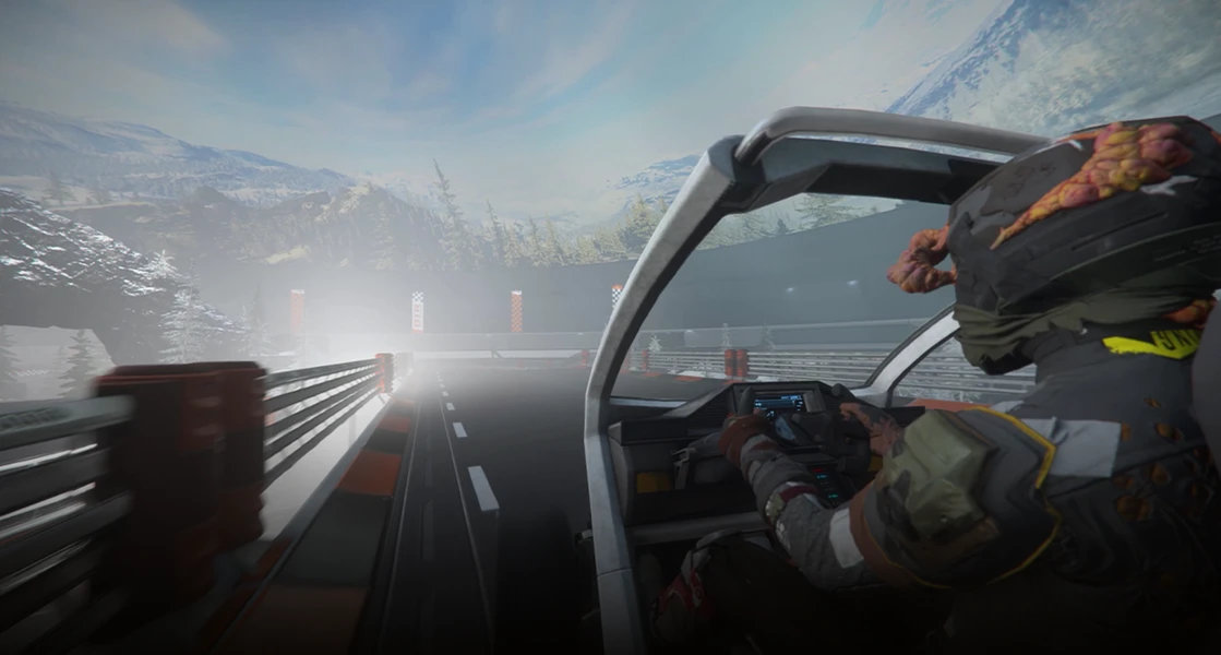 Image for article: Inside Star Citizen: The MicroTech PTV Racetrack