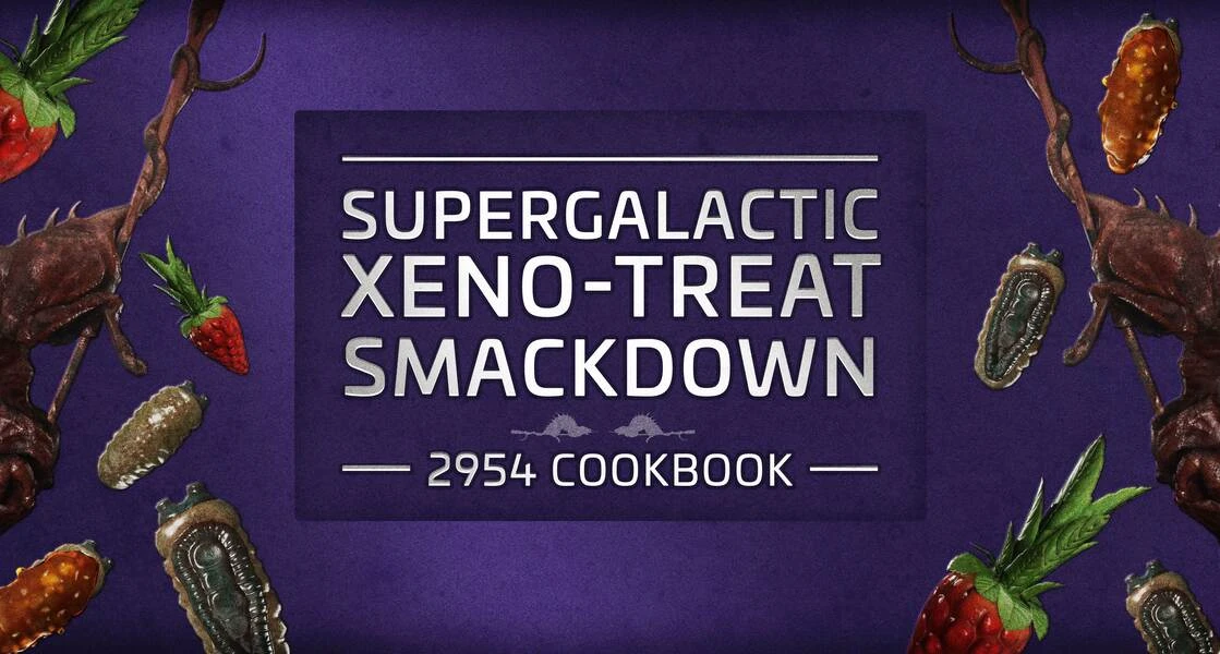 Image for article: Supergalactic Xeno-Treat Smackdown 2954: Alien-Themed Cookbook