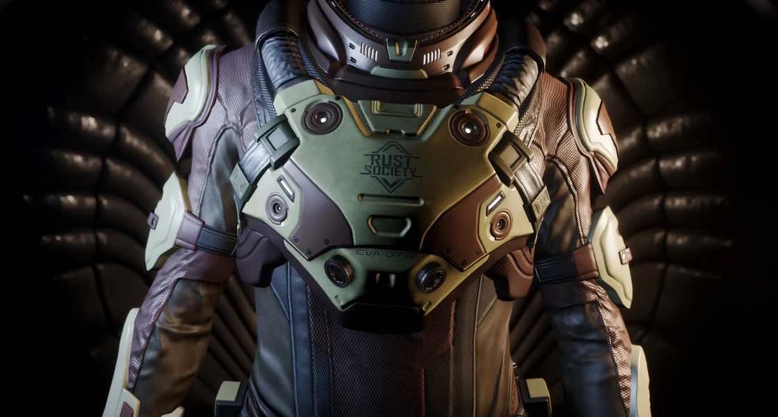 Image for article: RSI Venture and MacFlex Rust Society Armor Sets