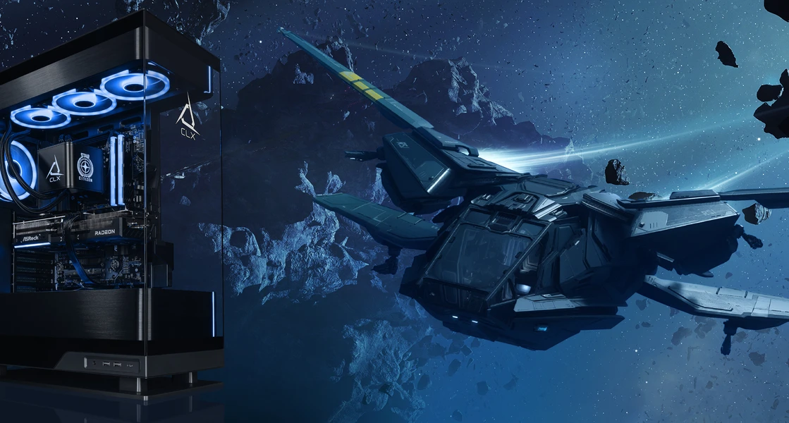 Image for article: Star Citizen Partners with CLX Gaming for High-End PC Giveaway at LVL UP EXPO
