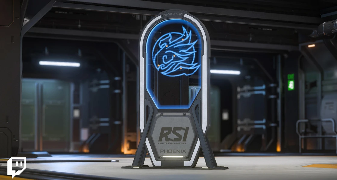 Image for article: Star Citizen Twitch Drops: Earn the Phoenix Insignia Display During RSI Discovery Month
