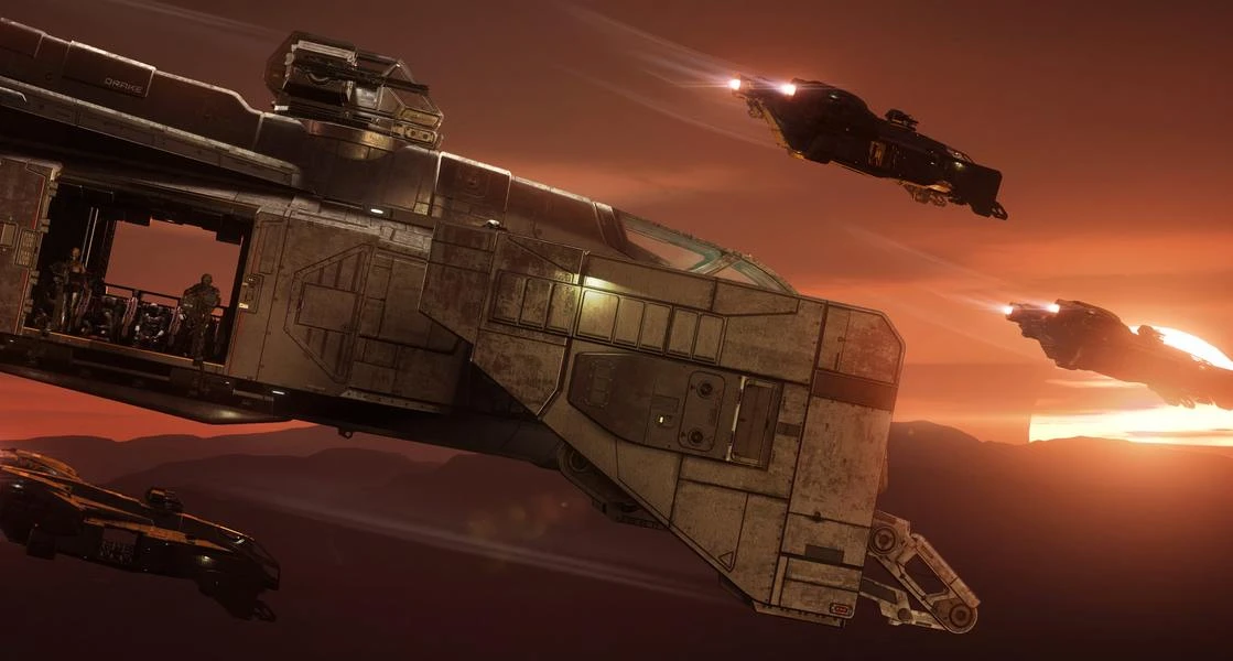 Image for article: The Cutlass Steel: Drake's Fearsome Dropship